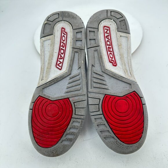 Nike Air Jordan 3 Retro Youth Size 6Y Women 7.5 DN3707-100 White Cement Shoes - Picture 8 of 11